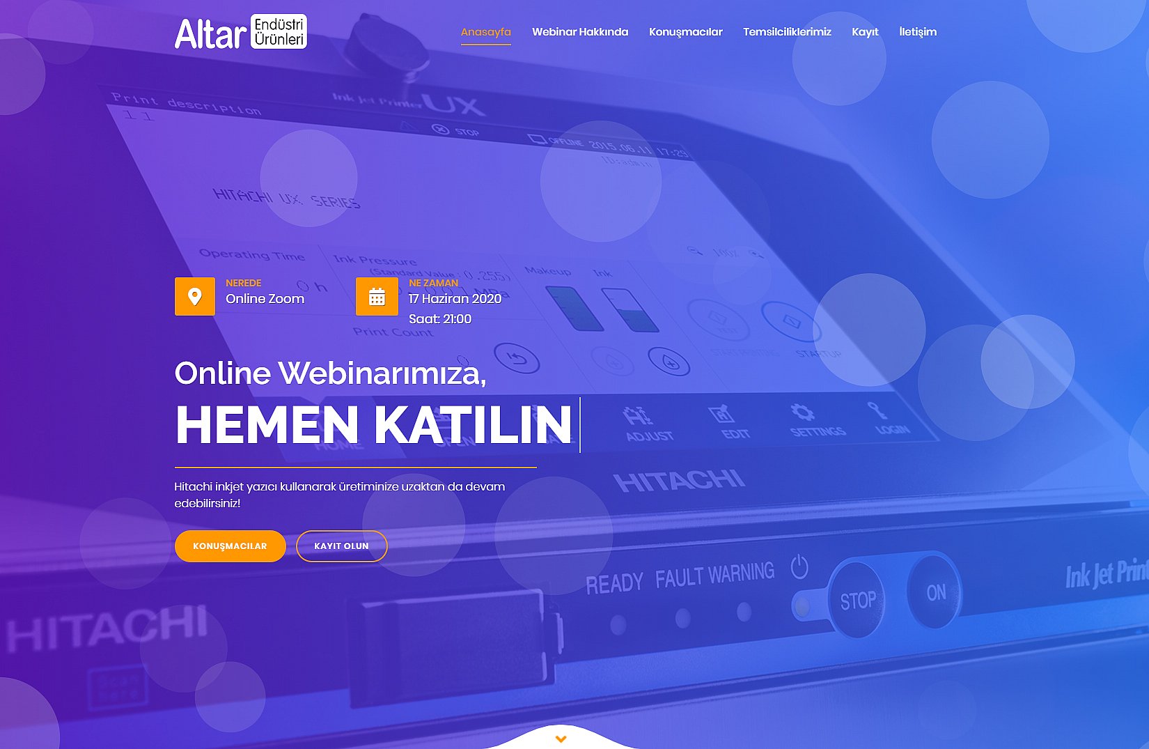 Altar Endüstri Ürünleri - Webinar