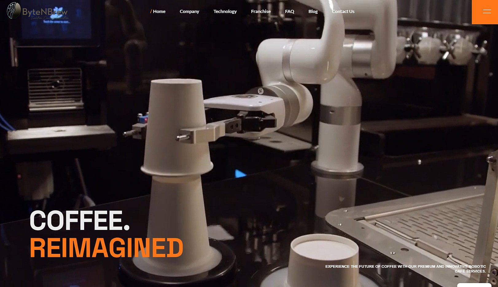 BytenBrew - Next-Gen Robotic Café Experience