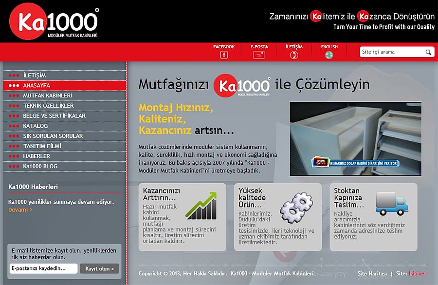 Ka1000 - Modüler Mutfak Dolapları