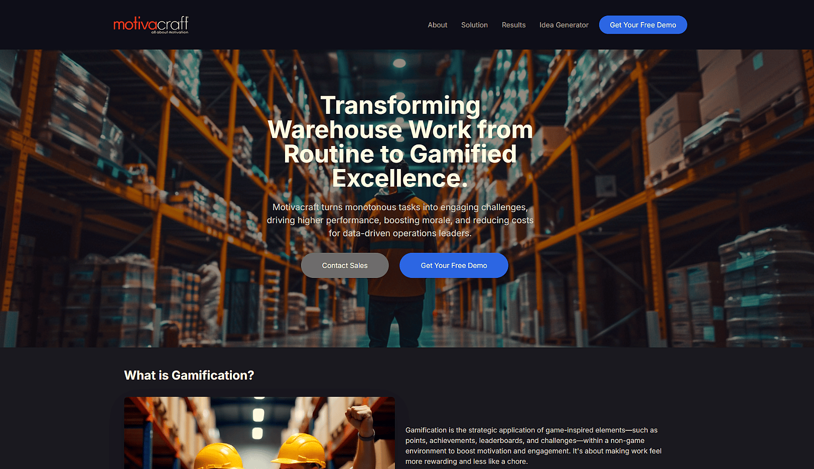 Motivacraft - Warehouse Gamification