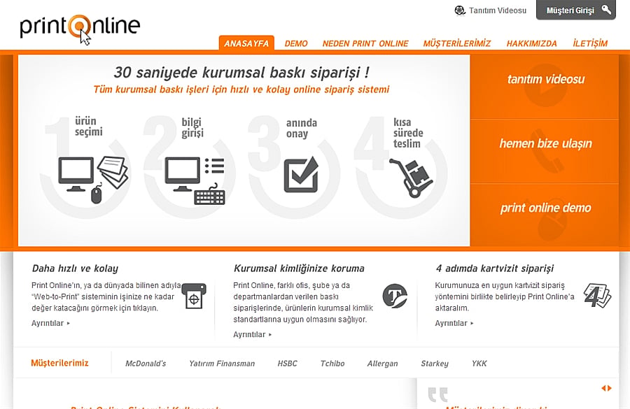 Print Center - Online Baskı Hizmetleri