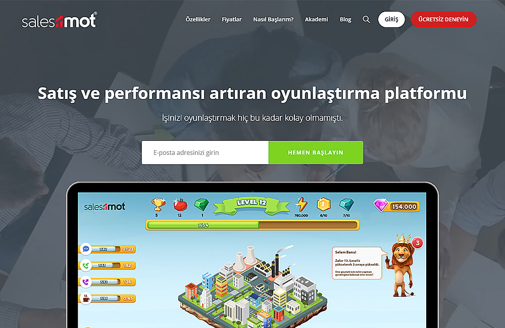 Salesmot - İşte satış ve performansı artıran oyunlaştırma platformu