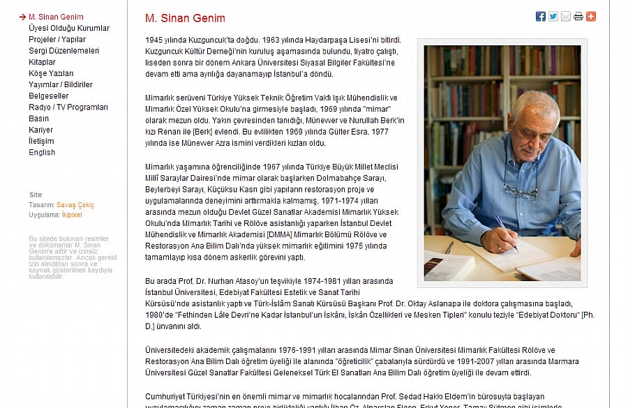 Dr. Mimar Sinan Genim