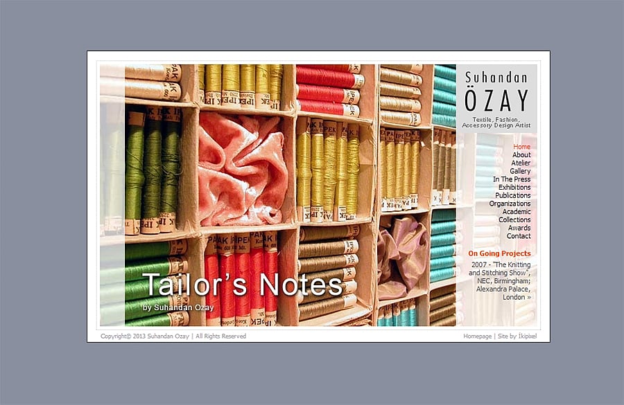 Suhandan Özay - Textile, Fashion, Accessory Design Artist