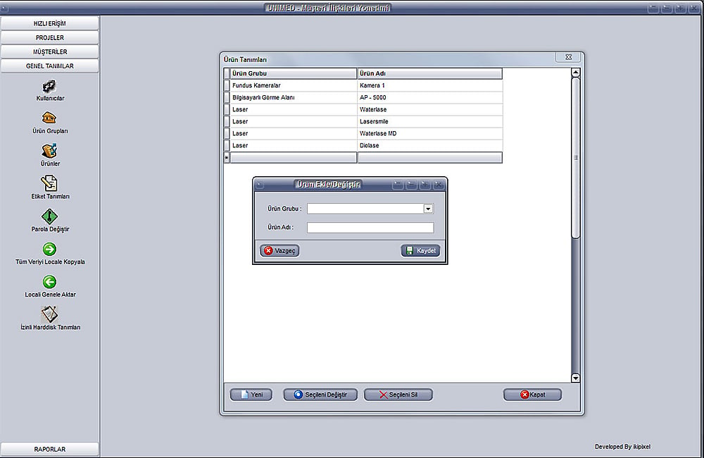 Unimed Ltd. - Müşteri İlişkileri Programı (CRM)