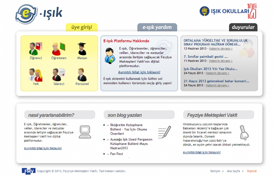 Feyziye Mektepleri Vakfı | E-Işık Portalı