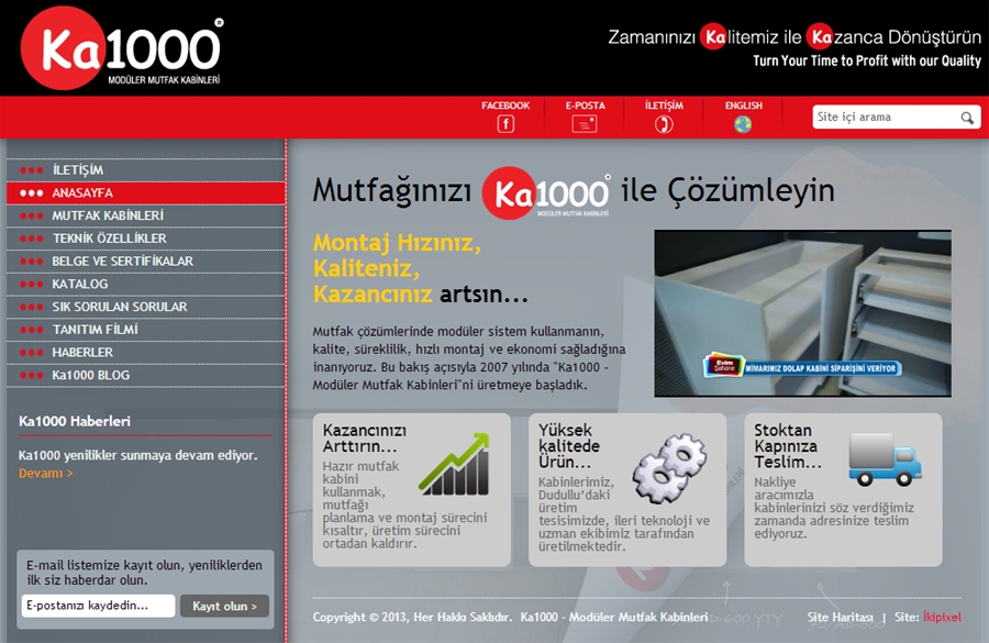 Ka1000 - Modüler Mutfak Dolapları