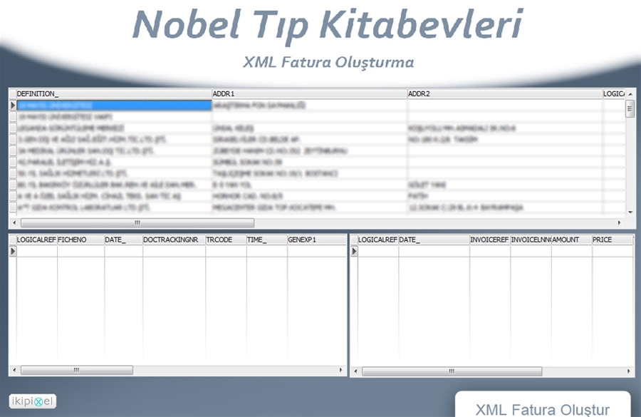 Nobel Tıp XML Fatura Otomasyonu