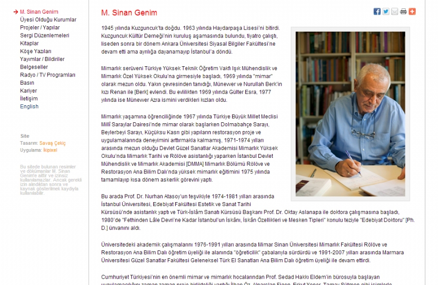 Dr. Mimar Sinan Genim
